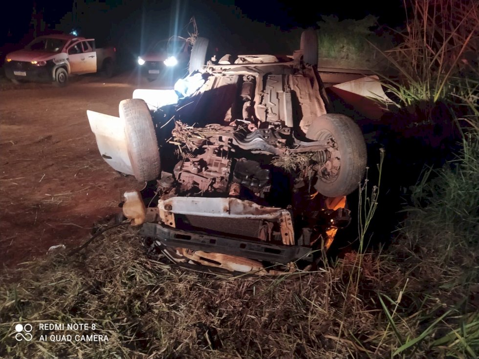 Angélica - Acidente na curva das Três Marias na MS 141 deixa uma vítima fatal.