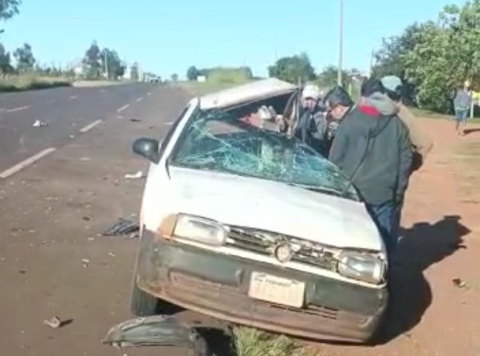 Homem morre ao ter carro atingido por outro veículo na MS-164.