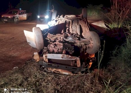 Angélica - Acidente na curva das Três Marias na MS 141 deixa uma vítima fatal.
