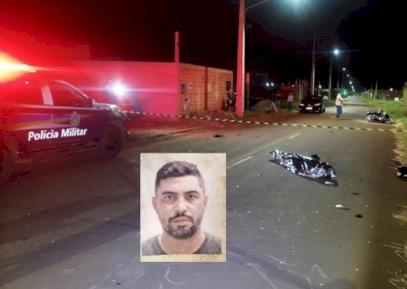 Motociclista morre após bate em animal.