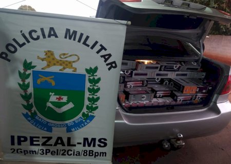 Angélica e Nova Andradina - Polícia Militar apreende mercadorias avaliadas em R$ 38 mil reais contrabandeados do Paraguai em Casa Verde e Ipezal.