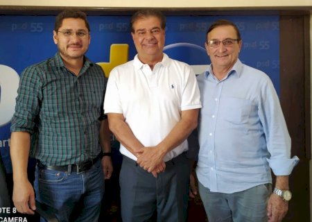 Angélica - Em reunião com o senador Nelsinho Trad, prefeito Edinho Cassuci e vice Paulo Conconi, garantem investimentos para Angélica e Ipezal.