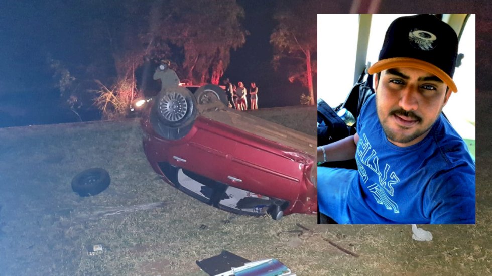 Vítima de capotamento na MS-147 em Vicentina não resiste e morre no hospital em Fátima do Sul.