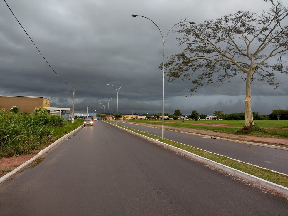 Segunda-feira será de tempo instável em MS e pode ter até tempestades e queda de granizo.