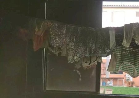 Mãe pula de janela com filhos no colo e fogo destrói apartamento.