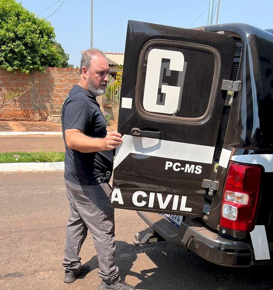 Polícia Cívil de Novo Horizonte do Sul com apoio do SIG de Ivinhema, prende homem suspeito de descumprir medida protetiva de Urgência