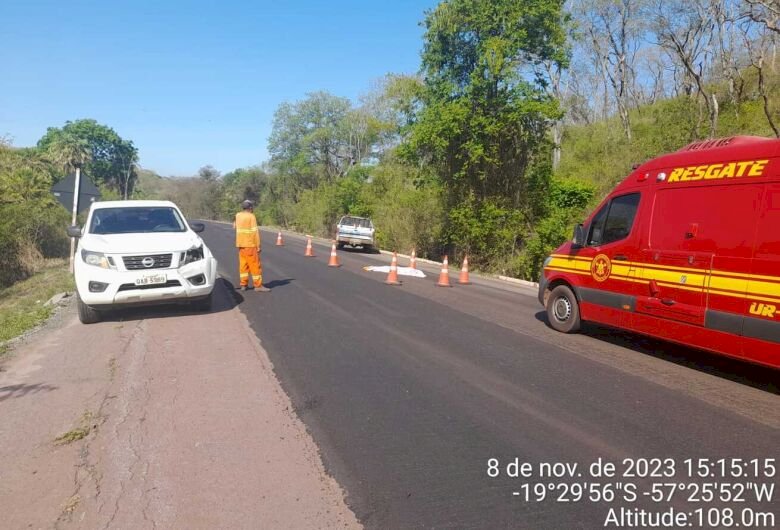 Funcionário que trabalhava em obras da rodovia BR-262 morre atropelado