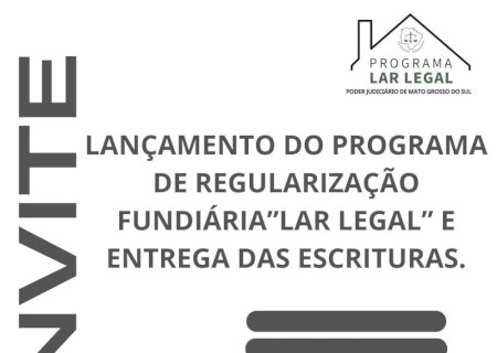 Programa “Lar Legal” será lançado nesta sexta-feira em Angélica