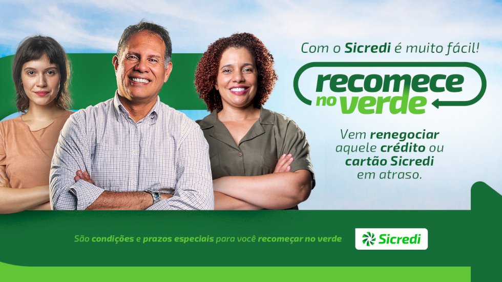 Sicredi Centro-Sul MS/BA lança campanha Recomece no Verde