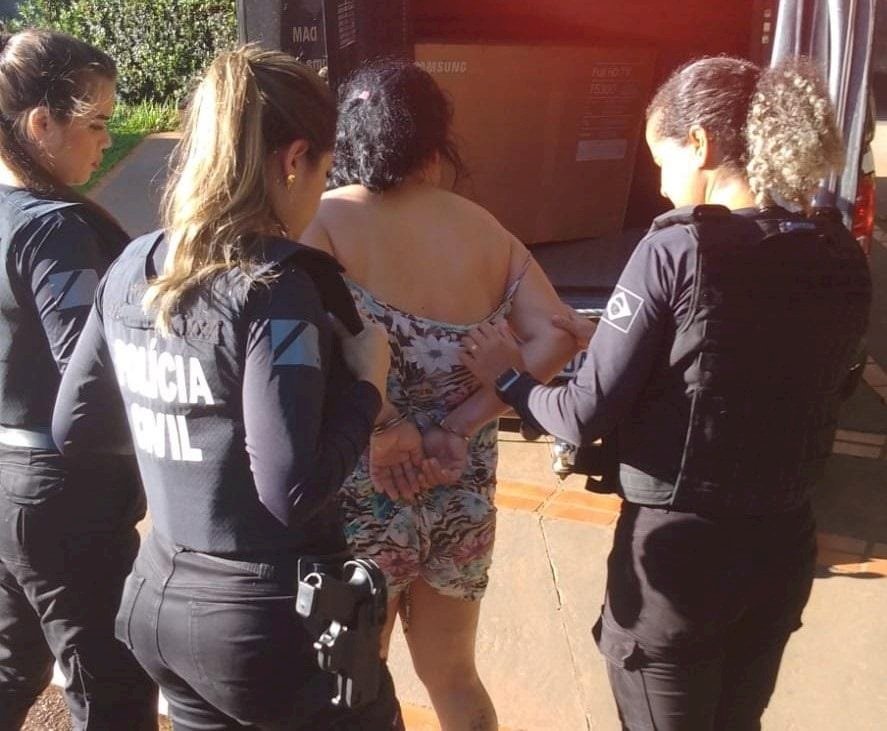 Com apoio de helicóptero da Sejusp, varias pessoas envolvidas com o crime organizado foram presas em Nova Andradina