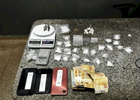 Polícia Civil prende casal de traficantes e autua menor por ato infracional em Nova Alvorada do Sul