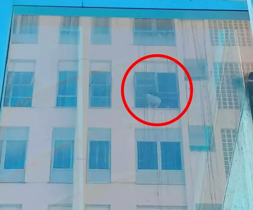 Paciente cai de janela do sexto andar da Santa Casa, mas sobrevive