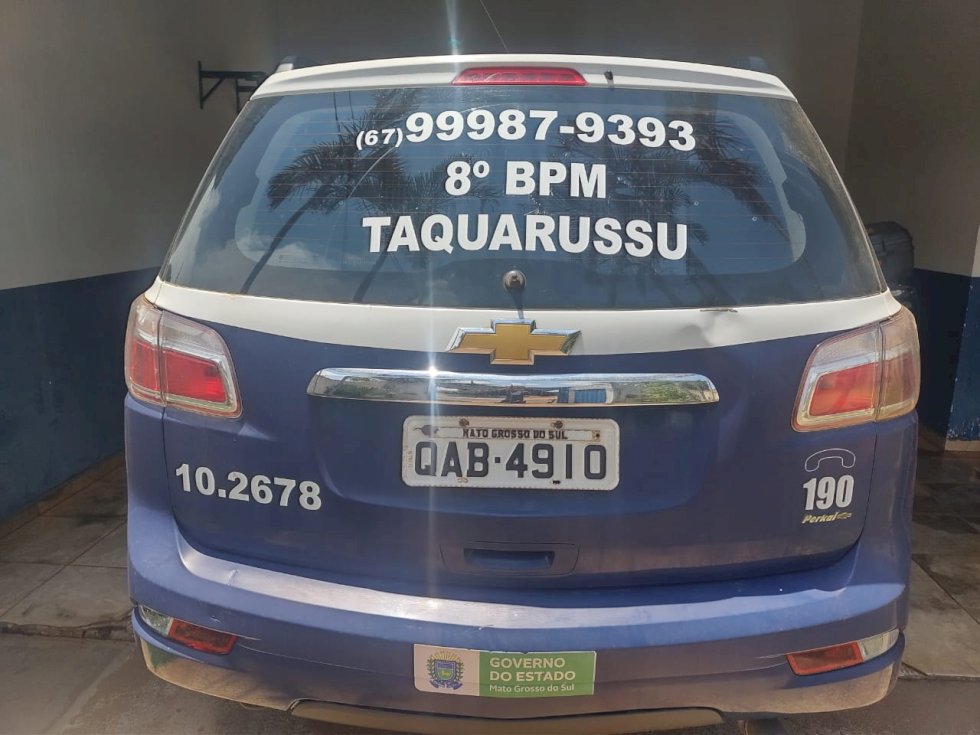 Polícia Militar prende homem por descumprir medida protetiva em Taquarussu