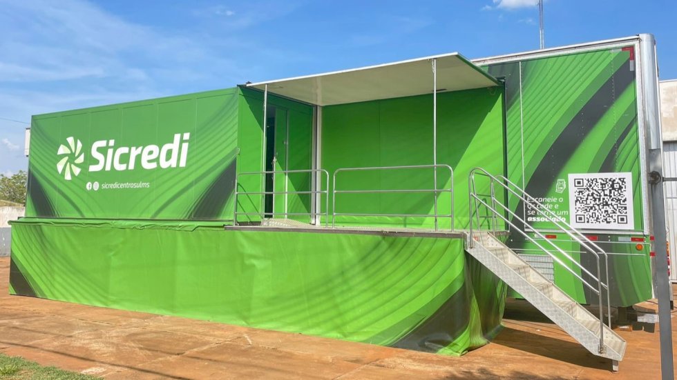 Agência Móvel da Sicredi Centro-Sul MS/BA atenderá o assentamento Nossa Senhora Auxiliadora
