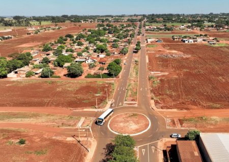 Angélica - Obra finalizada: Governo de MS conclui pavimentação de avenida e transforma infraestrutura