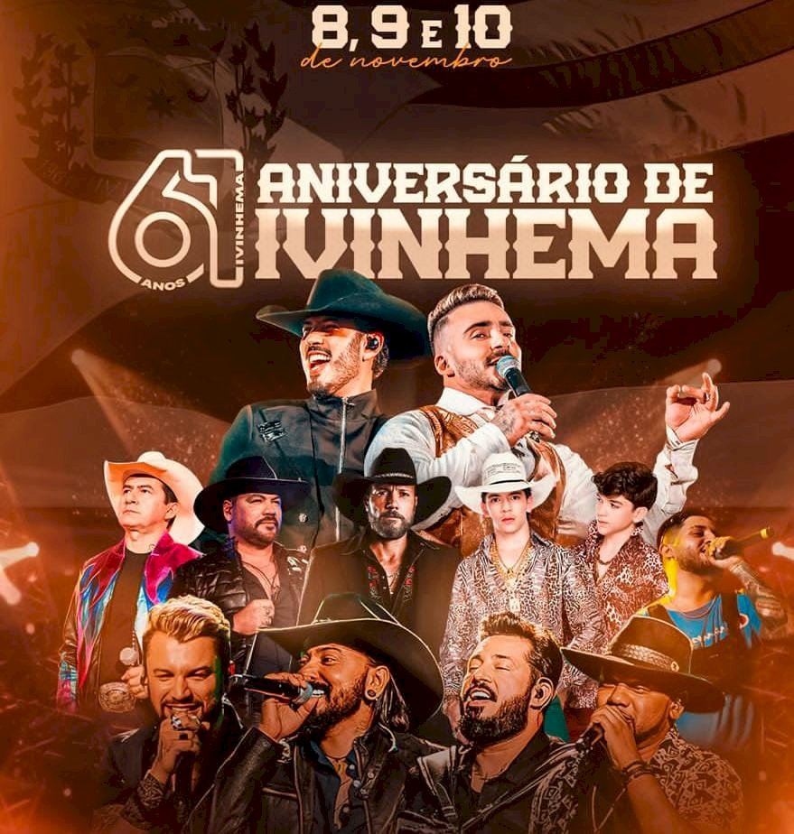 Ivinhema comemora 61 anos com uma grande festa