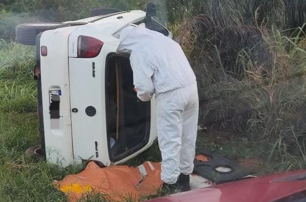 Naviraí - Passageiro de carro morre após capotamento e ataque de abelhas na BR-163