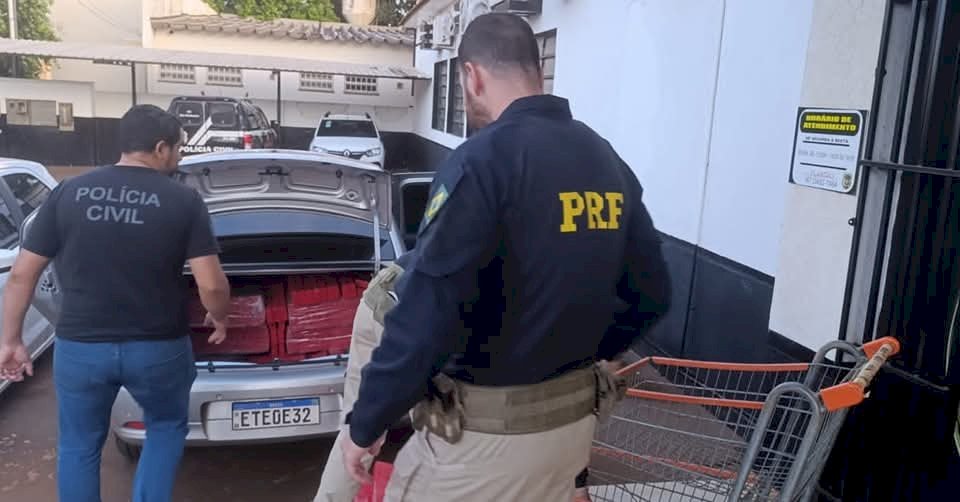 PRF prende homem com 378kg de droga e 11kg de Skank