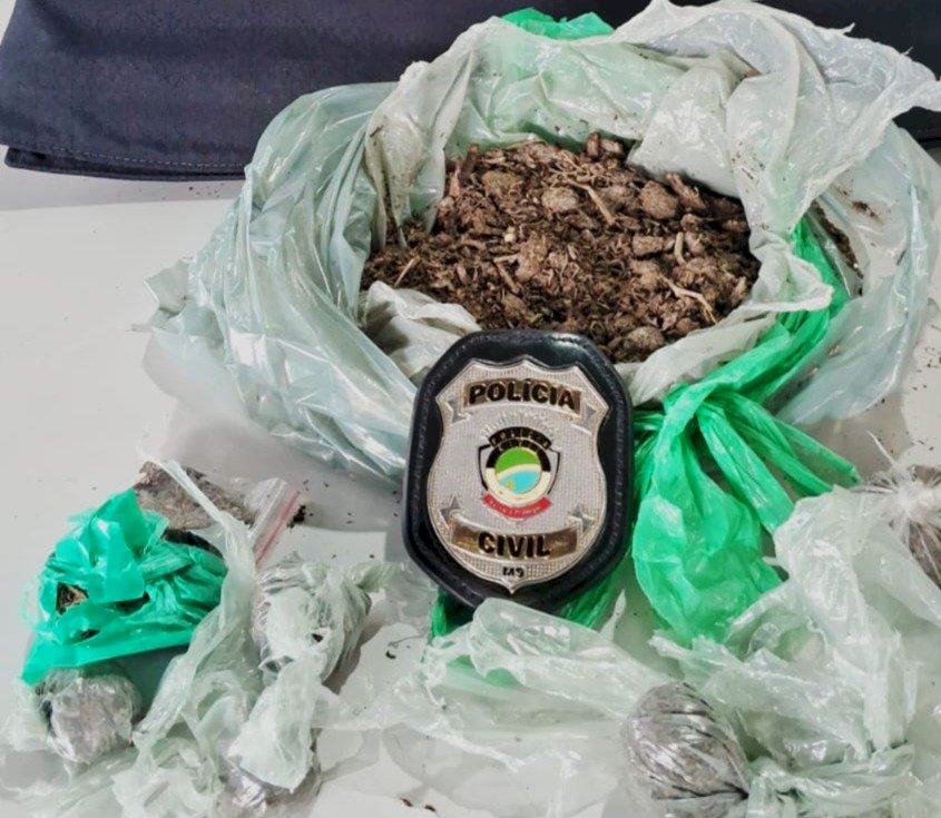 Polícia Civil prende mulher por tráfico de drogas
