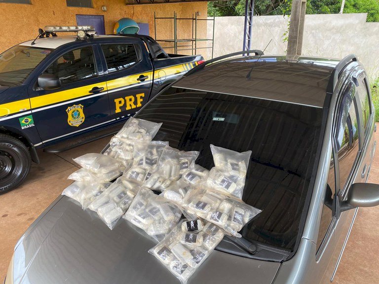 PRF apreende 14,3 Kg de haxixe em nova Andradina