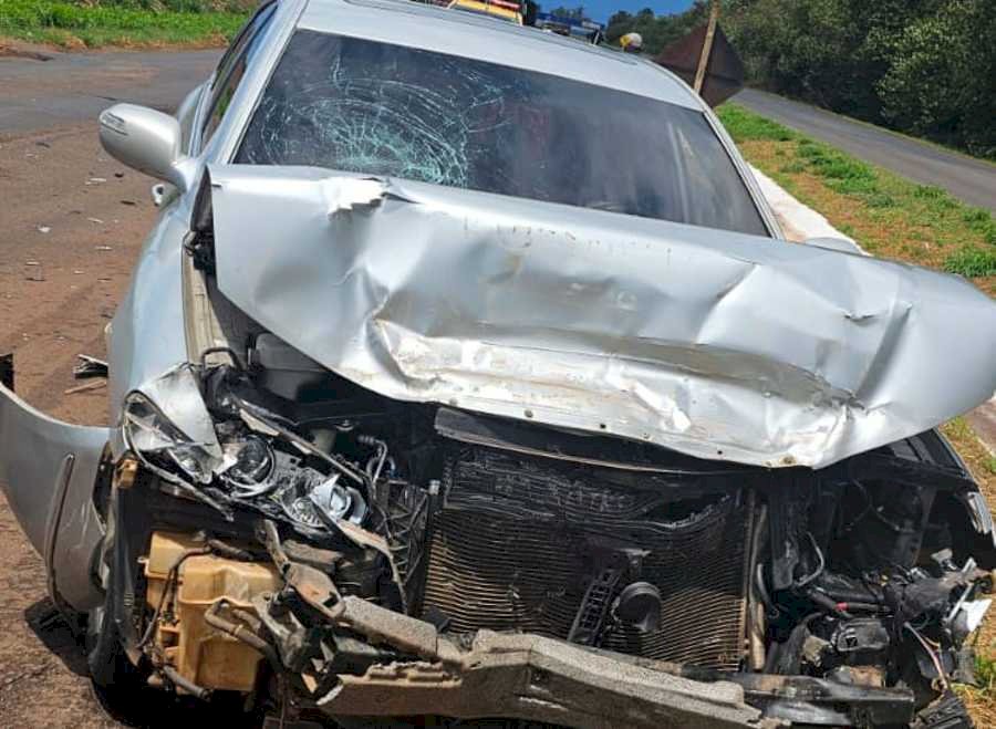 Veículos colidem na MS-134 em Nova Andradina