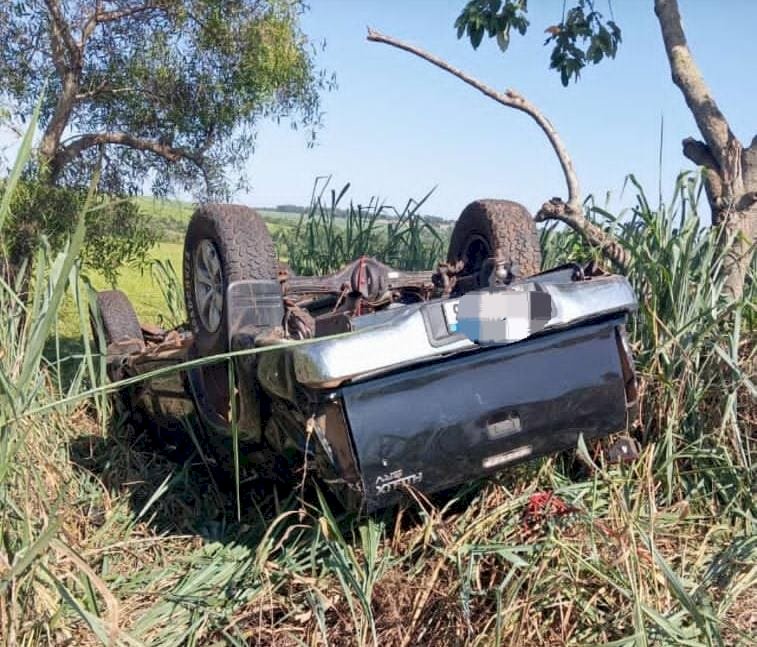Morador  de Angélica sofre acidente na MS-475 entre Ivinhema a Novo Horizonte do Sul