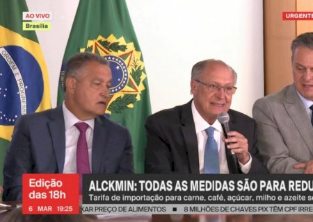 Alckmin anuncia medidas para baixar preço de alimentos; tarifa de importação para carne, café, açúcar, milho e azeite serão zeradas