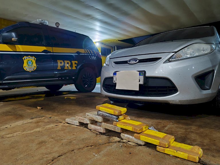 PRF apreende 11 Kg de cocaína