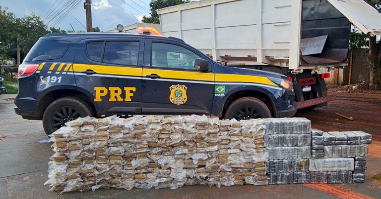 PRF apreende 368 Kg de cocaína
