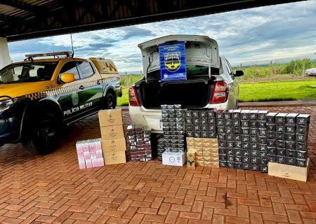 Polícia Militar Rodoviária apreende carga de perfumes árabes avaliada em cerca de R$ 25 mil na região de Angélica