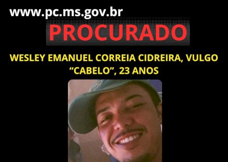 Polícia Civil avança nas investigações de homicídio qualificado ocorrido em Naviraí e pede auxílio da população para localizar foragido