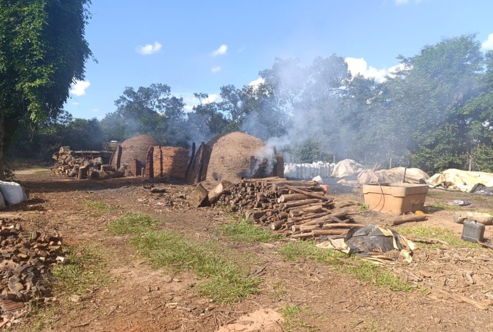 PMA autua em mais de oito mil reais, carvoaria irregular