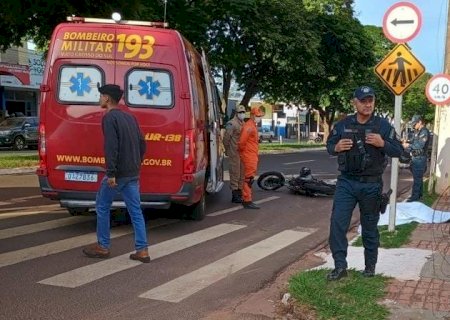 Acidente na Moura Andrade mata condutor de moto em Nova Andradina