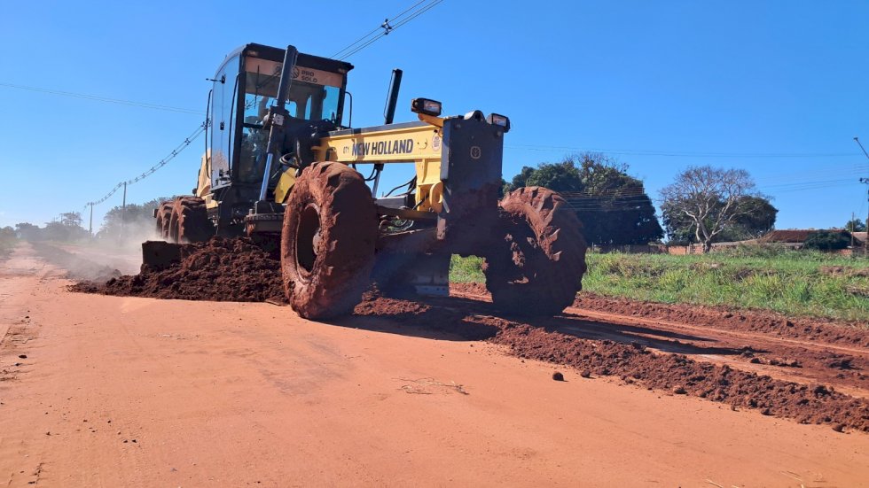 Angélica - Prefeitura municipal intensifica recuperação das estradas rurais