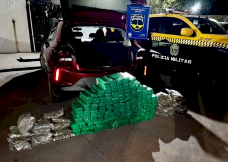 Angélica - PMR apreende carga de drogas