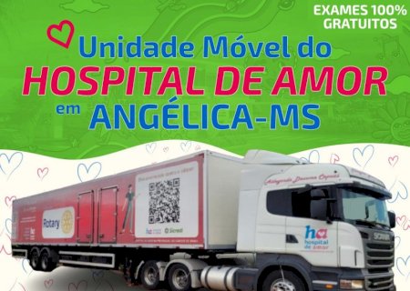 Hospital do Amor estará em Angélica com exames gratuitos de prevenção - Agente já o seu