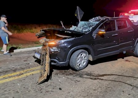 Ivinhema - Colisão traseira deixa uma vítima fatal e três feridas na BR -376
