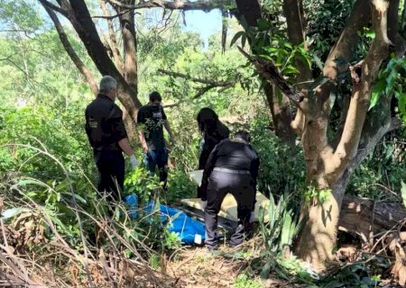 Homem que estava desaparecido corpo  foi encontrado,  ele foi morto a pauladas e encontrado enterrado às margens de córrego