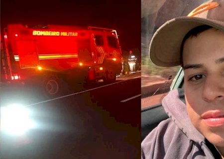 Jovem morre e outro fica ferido em grave acidente na BR-262