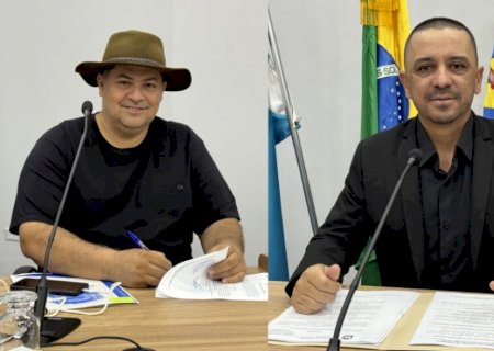 Vagner e Marcio solicitam em conjunto implantação de iluminação publica e liberação de recursos para pavimentação asfáltica