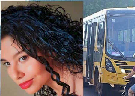 Estudante morre ao ser  atropelada por ônibus, e motorista não tinha CNH