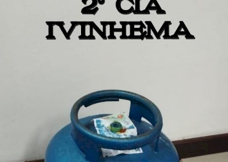 Ivinhema - Homem é preso suspeito de furto de botijão de gás