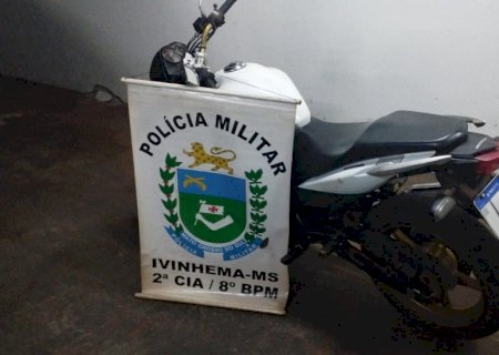 Ivinhema - Polícia Militar recupera motocicleta e conduz suspeito por apropriação indébita