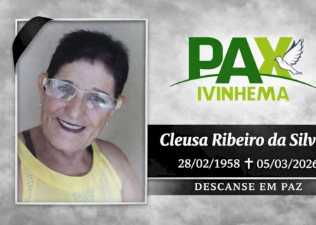 Ivinhema - Nota de falecimento