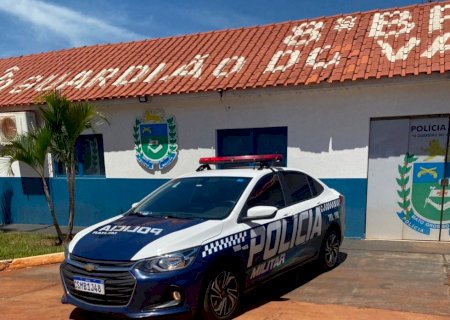 Polícia Militar conduz homem à Delegacia após incêndio em residência durante ocorrência de violência doméstica em Nova Andradina