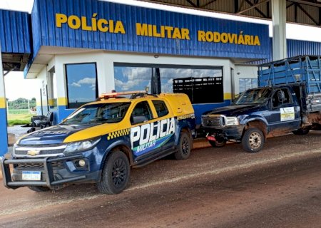 PMR recupera veículo furtado e prende os autores na MS -162