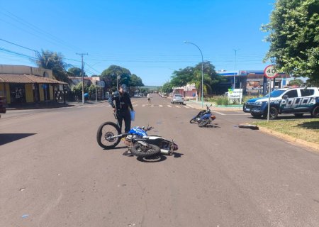 Ivinhema - Polícia Militar atende acidente de trânsito envolvendo condutores sem habilitação