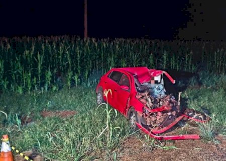Acidente na MS -276 entre Indápolis e Deodápolis mata morador de Rio Brilhante