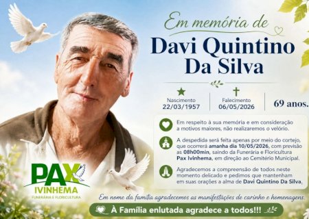 Deodápolis- Nota de falecimento