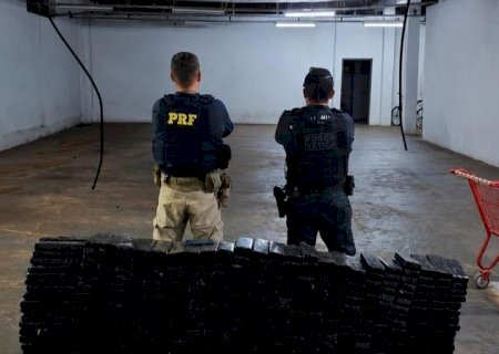 Ação conjunta entre Polícia Militar e PRF apreende 353 quilos de maconha e prende suspeito na BR-376